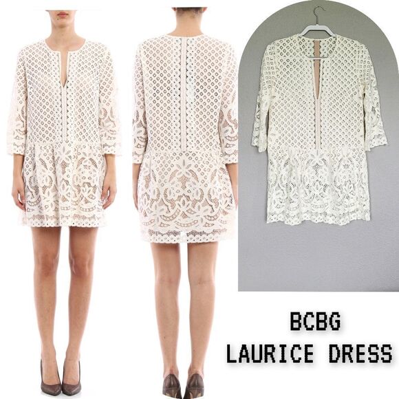 BCBG Laurice lace dress size XS - Picture 2 of 15